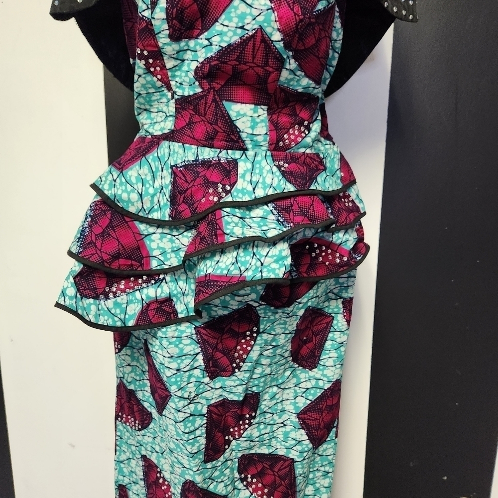 Funky abstract vintage dress - Picture 4 of 6